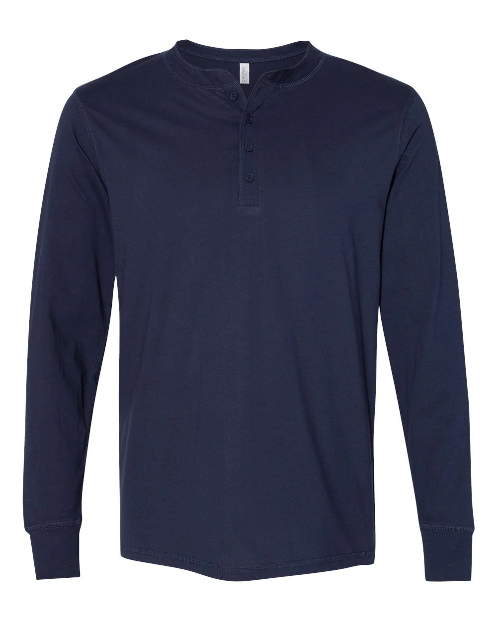 BELLA + CANVAS Men's Jersey Henley - Image 4