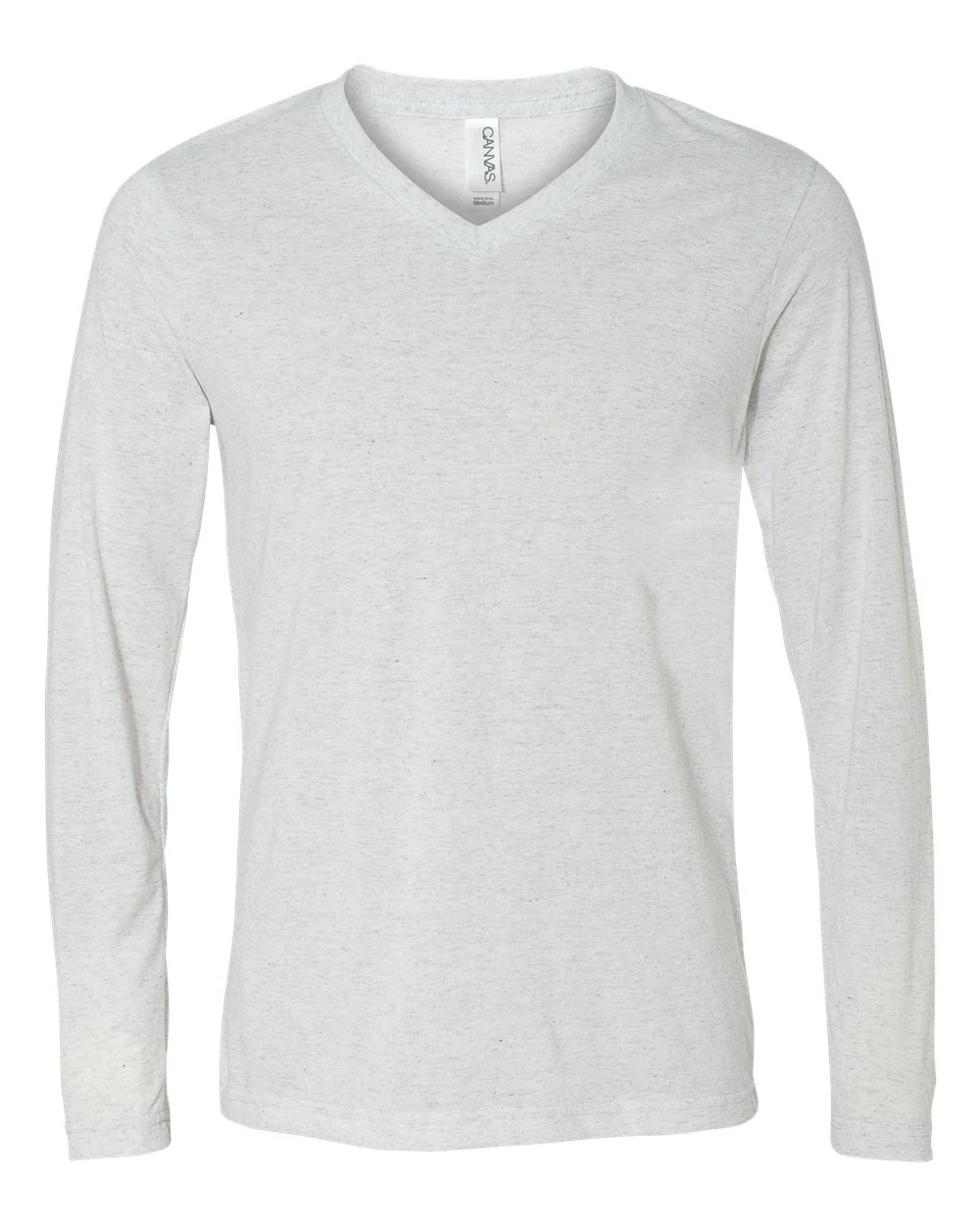 BELLA + CANVAS Unisex Long Sleeve V-Neck Tee - Image 7