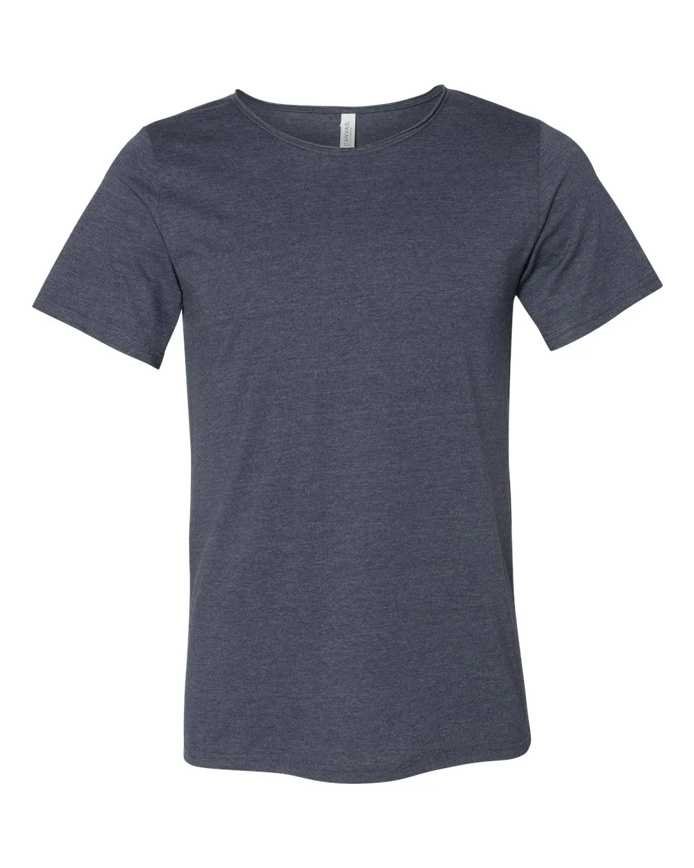 BELLA + CANVAS Unisex Raw Neck Tee - Image 3
