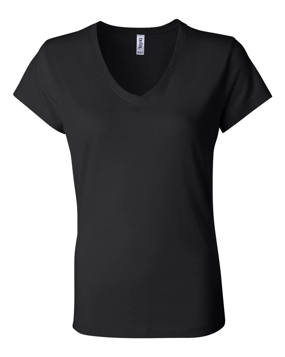 BELLA + CANVAS Women’s Jersey V-Neck Tee - Image 3