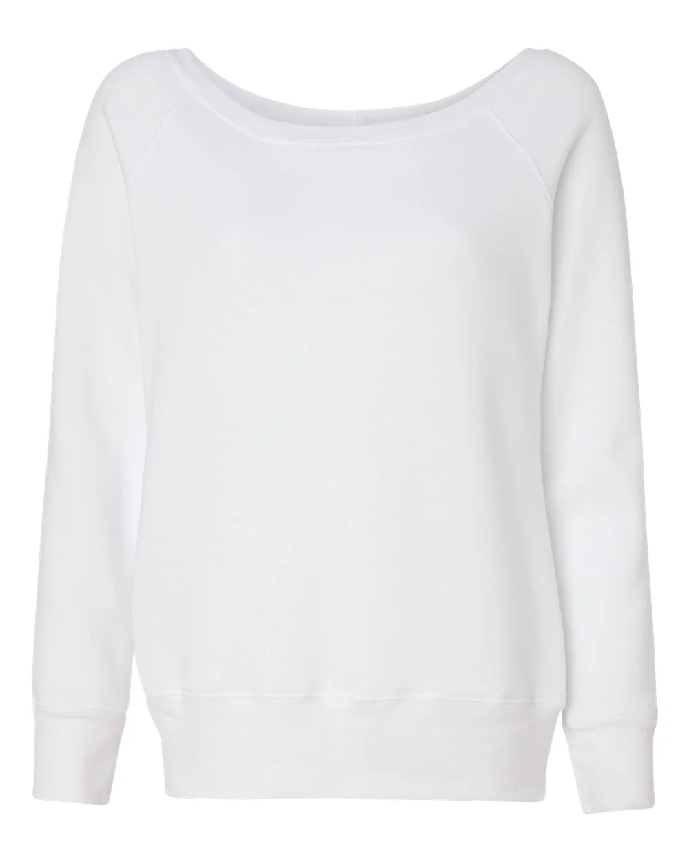BELLA + CANVAS Women’s Sponge Fleece Wide Neck Sweatshirt