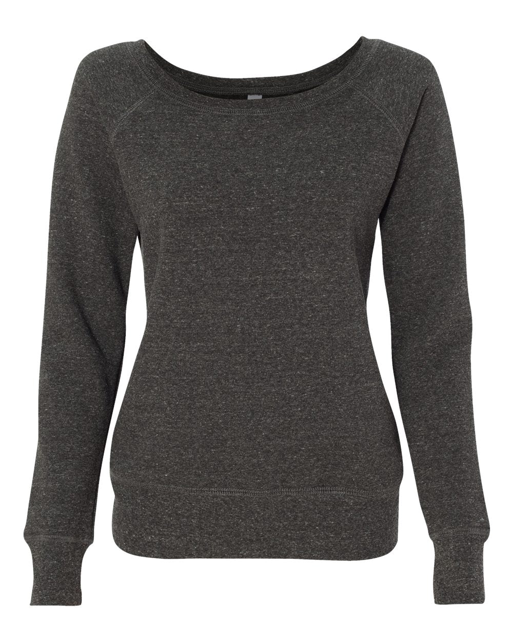 BELLA + CANVAS Women’s Sponge Fleece Wide Neck Sweatshirt - Image 4