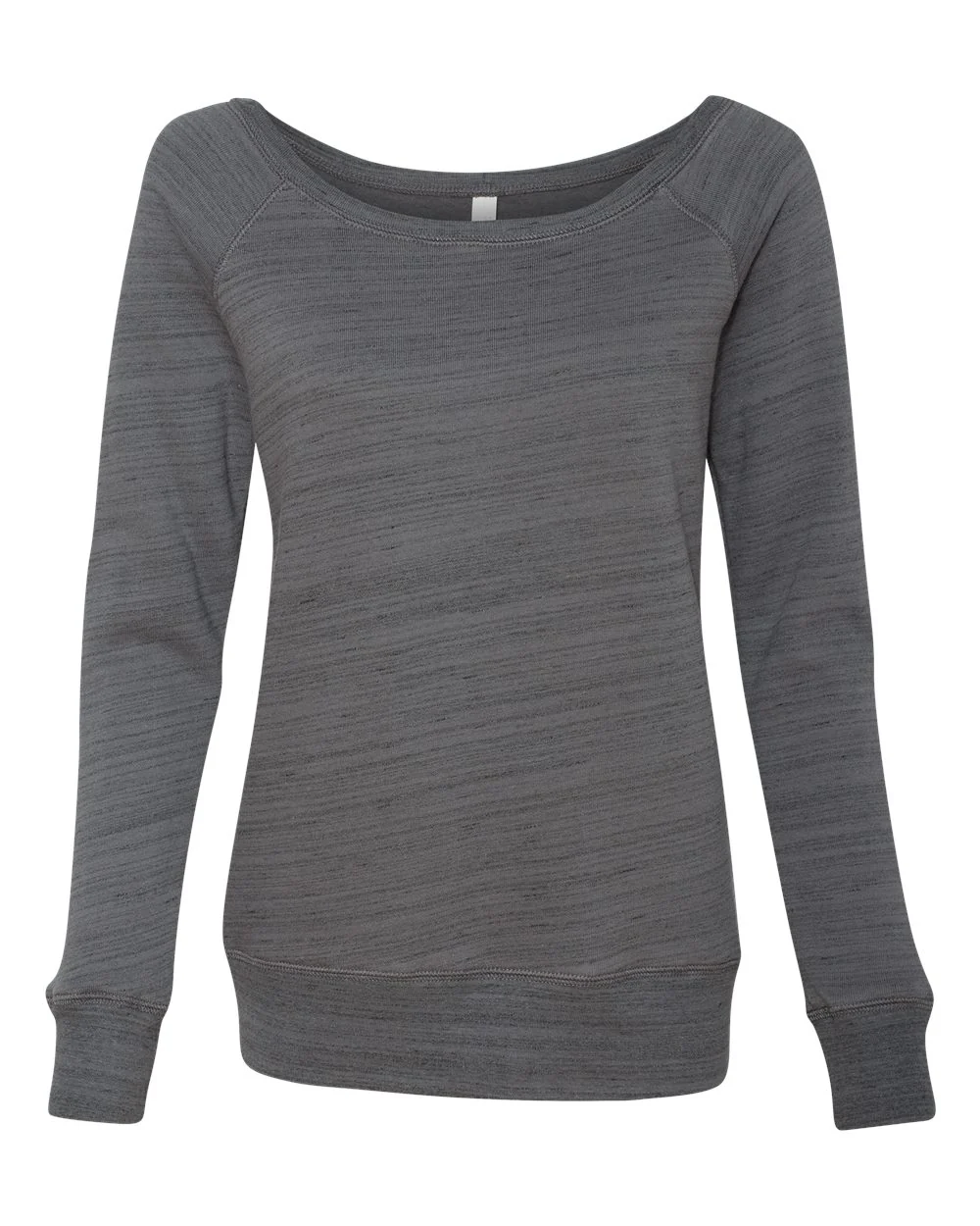 BELLA + CANVAS Women’s Sponge Fleece Wide Neck Sweatshirt - Image 5