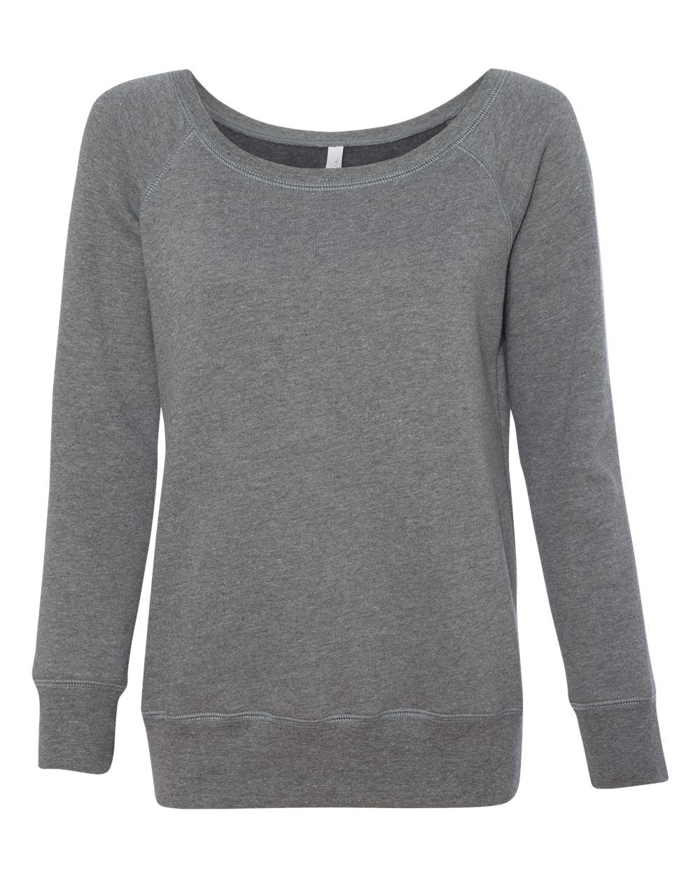 BELLA + CANVAS Women’s Sponge Fleece Wide Neck Sweatshirt - Image 6