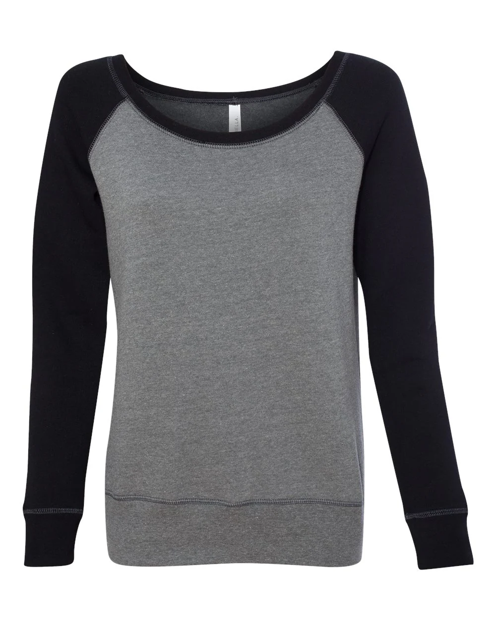 BELLA + CANVAS Women’s Sponge Fleece Wide Neck Sweatshirt - Image 7