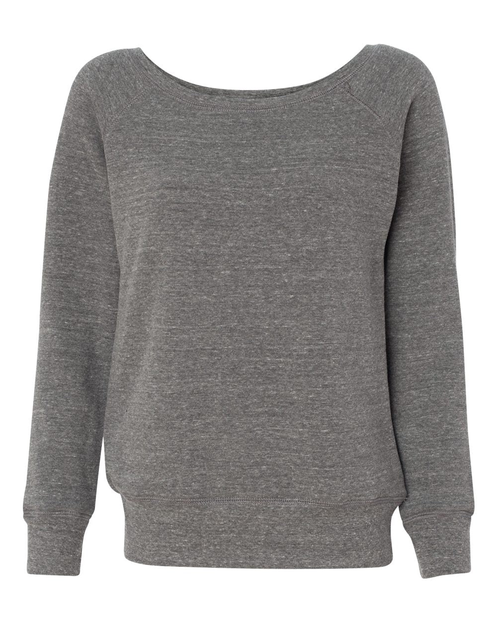 BELLA + CANVAS Women’s Sponge Fleece Wide Neck Sweatshirt - Image 9