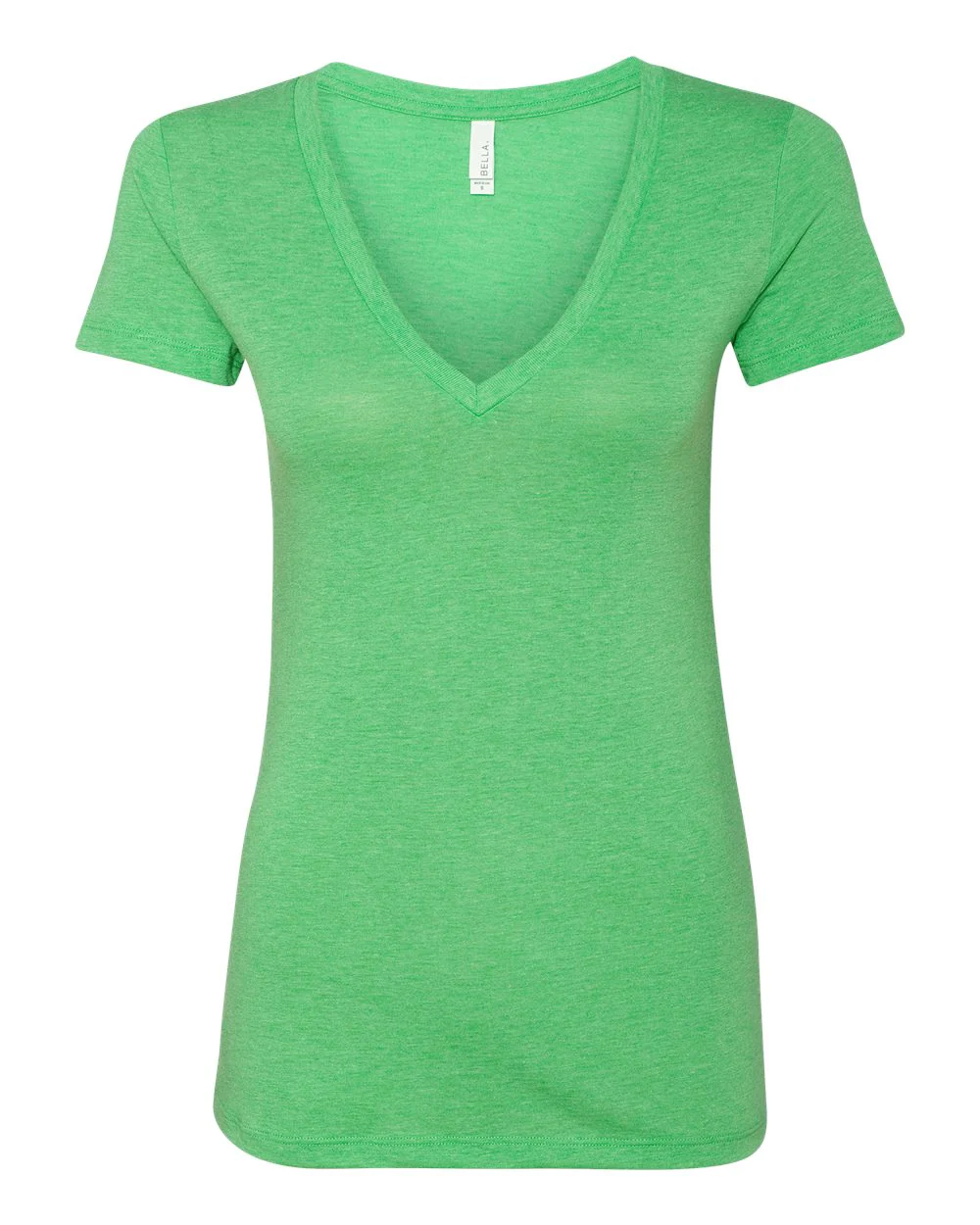 BELLA + CANVAS Women’s Triblend Deep V-Neck Tee - Image 3