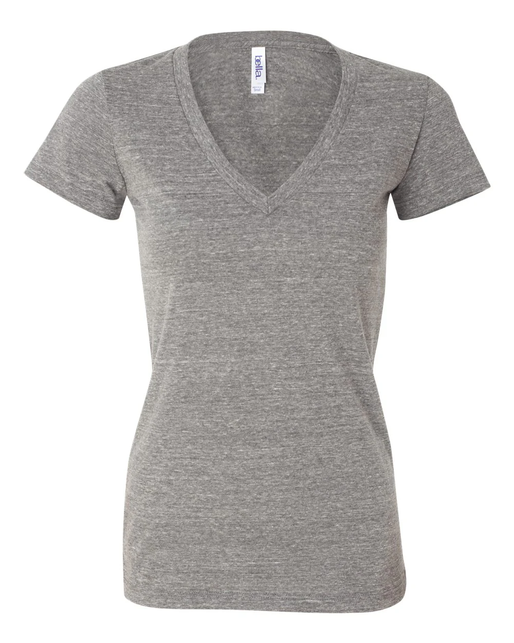 BELLA + CANVAS Women’s Triblend Deep V-Neck Tee - Image 4
