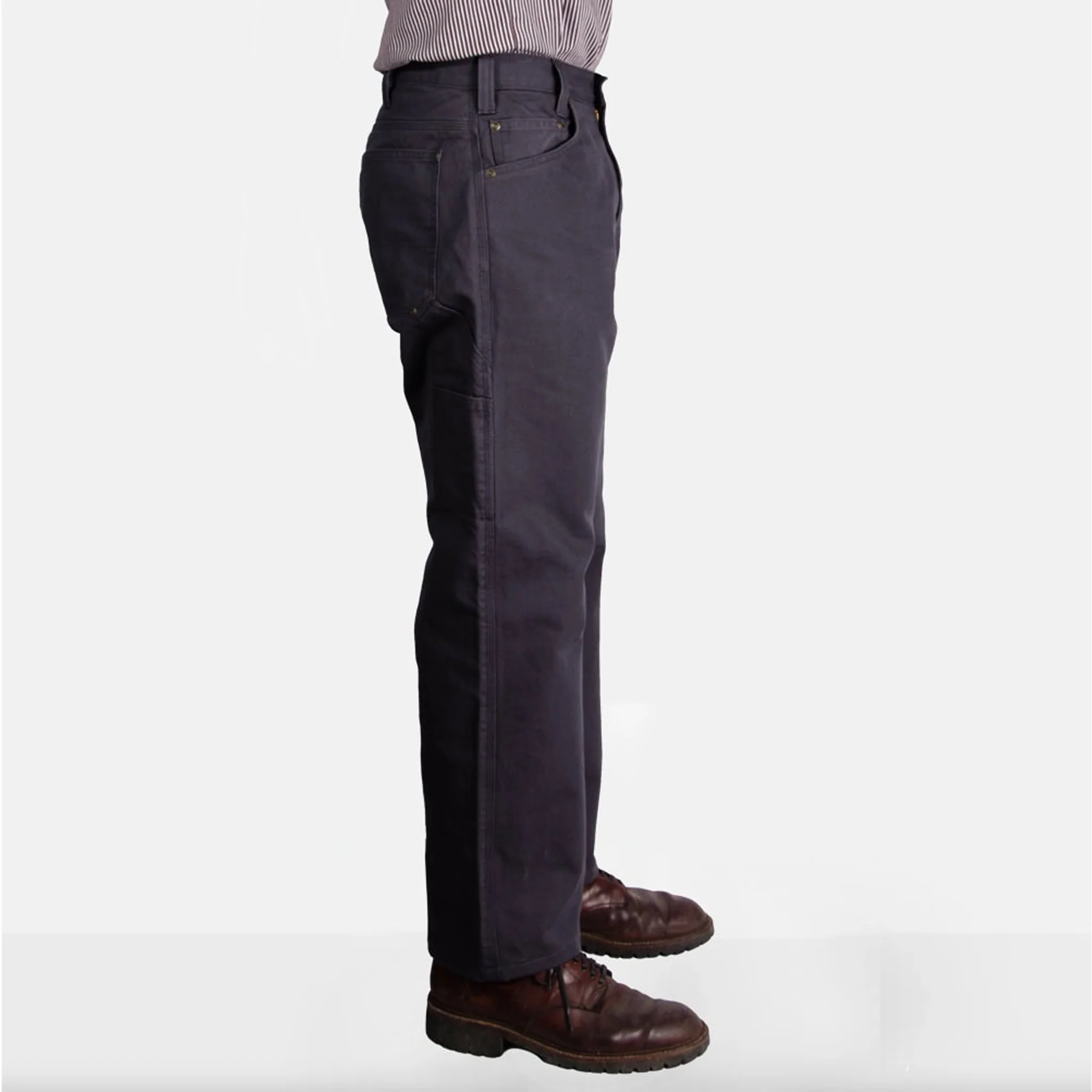 Ben Davis Canvas Carpenter Pants - Charcoal 731 - Image 3