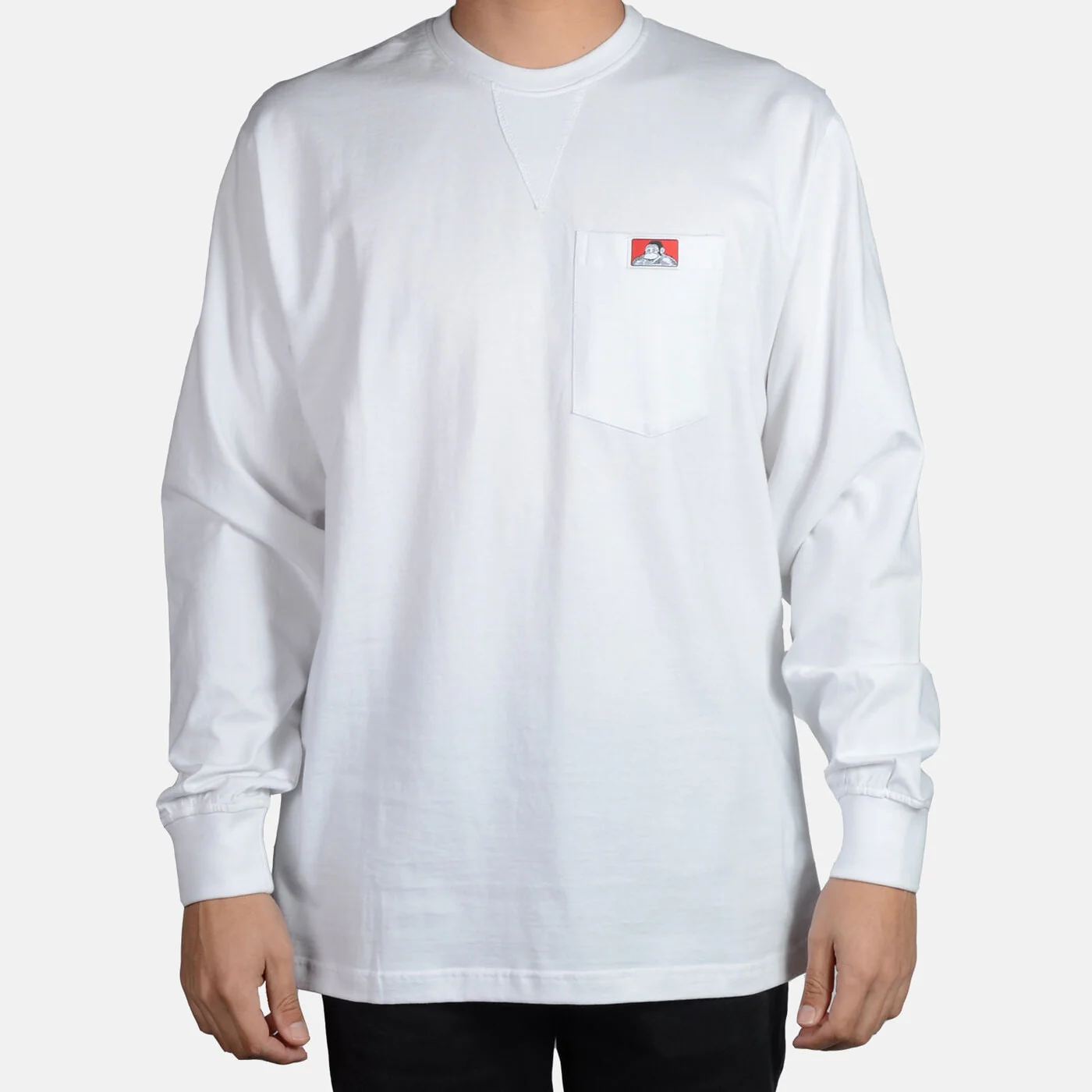 Ben Davis Heavy Duty Long Sleeve Pocket T-Shirt - Image 3