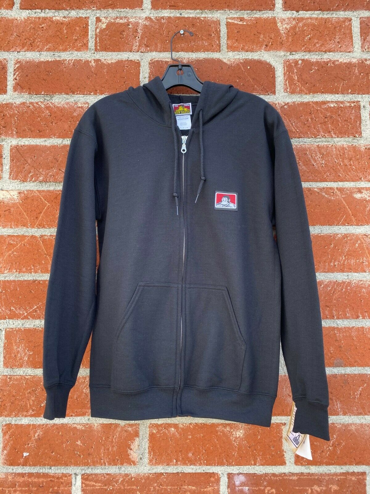 Ben Davis Hooded Zip Sweatshirt with Logo - Image 3