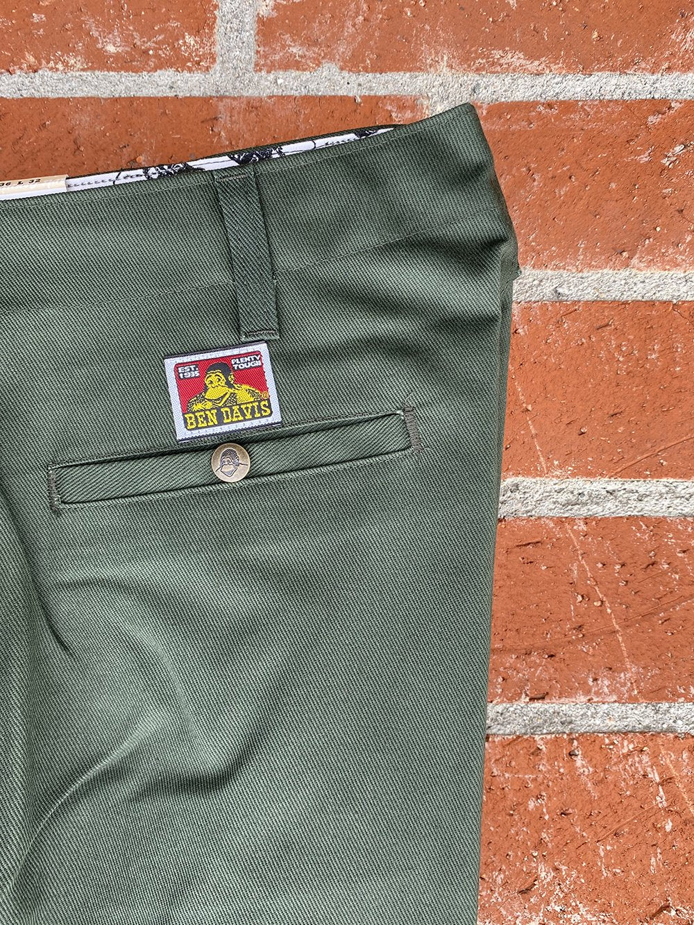 Ben Davis Original Ben's Work Pant - Olive (625) - Image 4