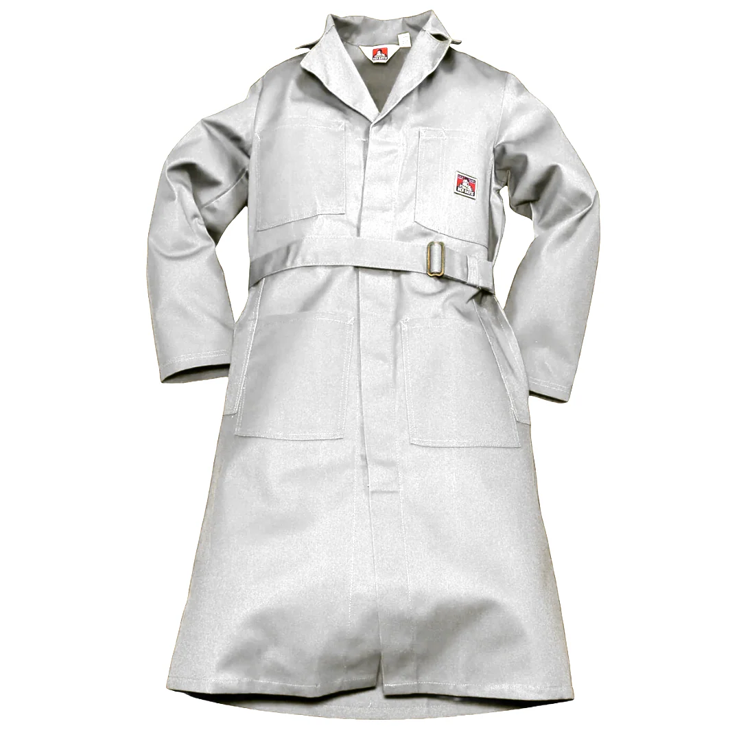 Ben Davis Shop Coat - White