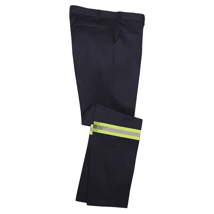Big Bill High Visibility 100% Cotton Industrial Work Pants with Reflective Tape - Navy -RT1900 - Image 3