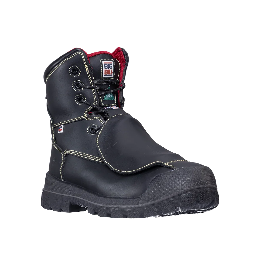 Big Bill Big Bone 4 Seasons Metal Free & Metatarsal Work Boots 8" - Image 3