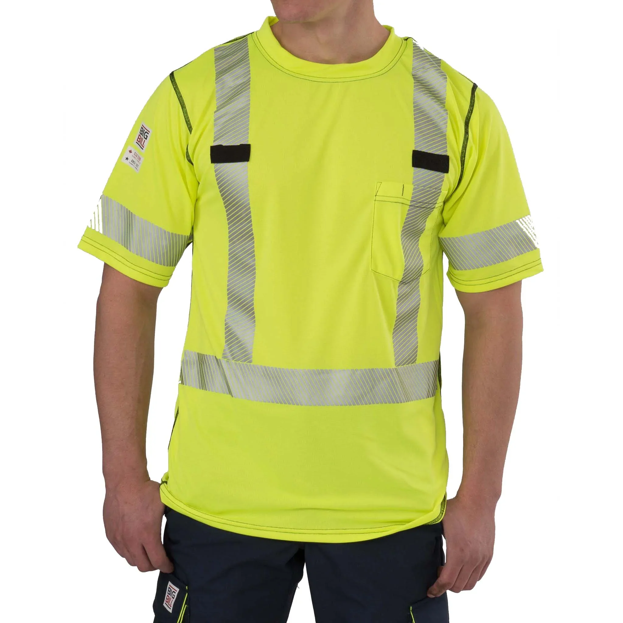 Big Bill High Visibility Short-Sleeve Athletic Performance T-shirt -RT54HVK5 - Image 6