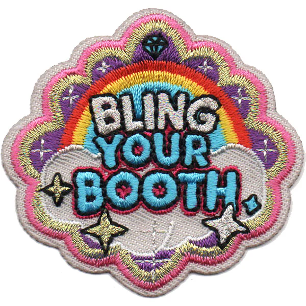 Bling Your Booth Patch Iron On