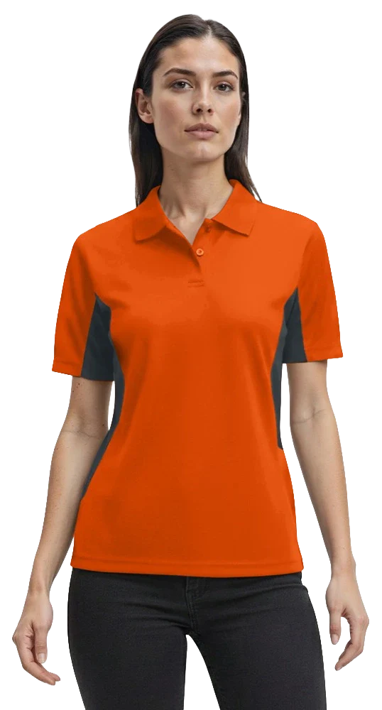 Blue Generation Ladies' Snag Resistant Colorblock Polo-BG6226 - Image 3