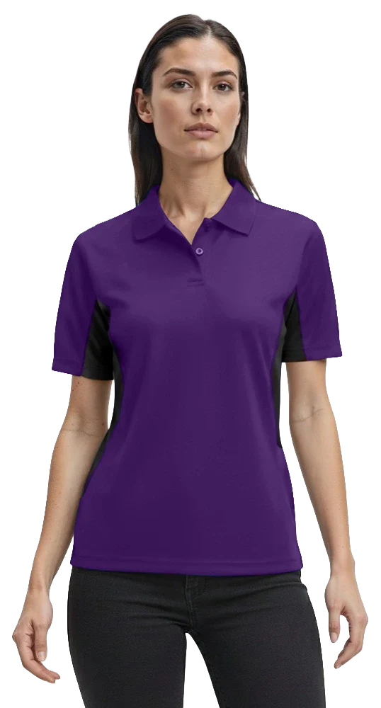 Blue Generation Ladies' Snag Resistant Colorblock Polo-BG6226 - Image 4