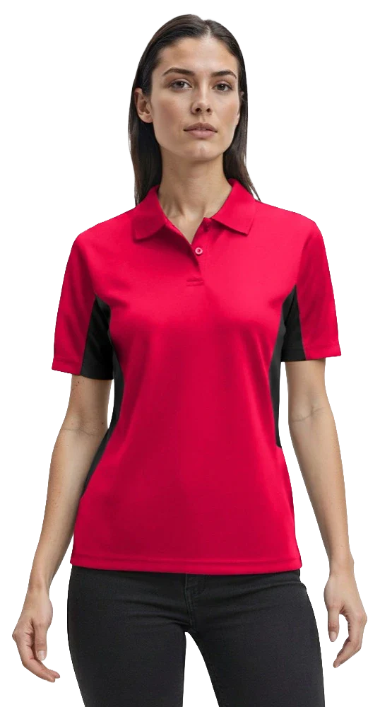 Blue Generation Ladies' Snag Resistant Colorblock Polo-BG6226 - Image 5