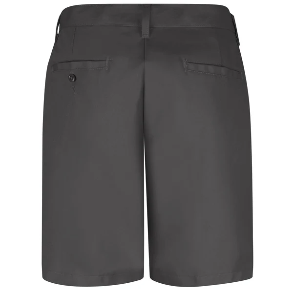 Buick® GMC® Women's Plain Front Shorts - Charcoal - PT27CH - Image 2