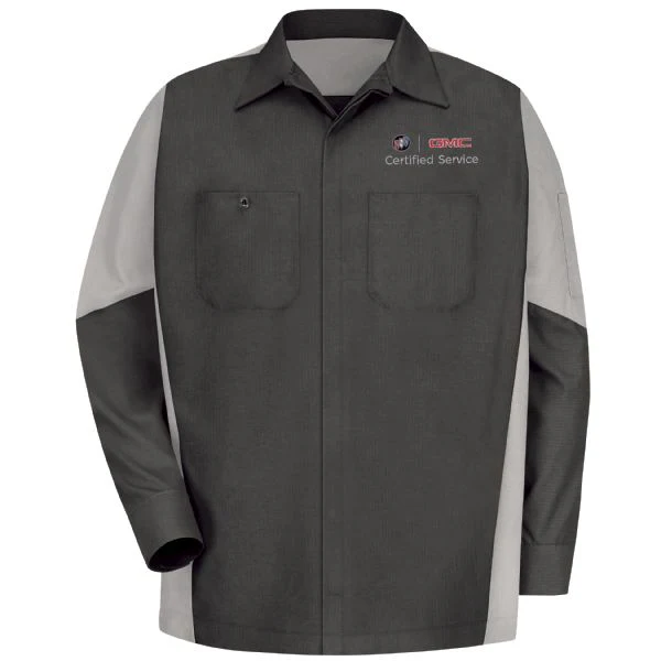 Buick GMC Long Sleeve Crew Shirt - Charcoal / Grey - 1922CG