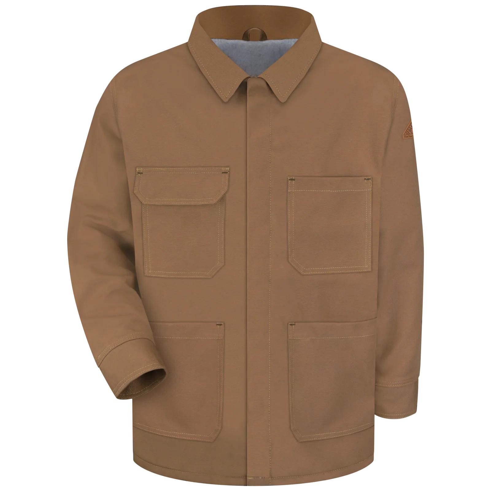 Bulwark Men's Brown Duck Linemans Coat- JLC6BD