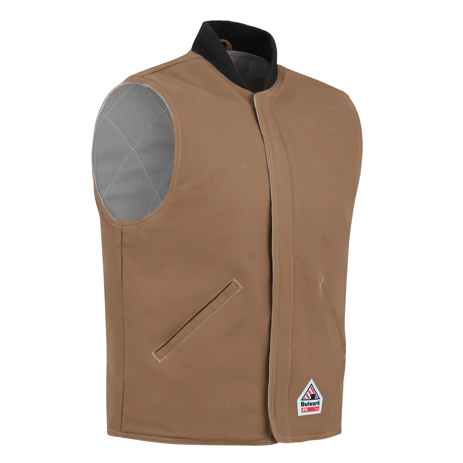 Bulwark Men's Brown Duck Vest Jacket Liner -  LLS8BD - Image 3