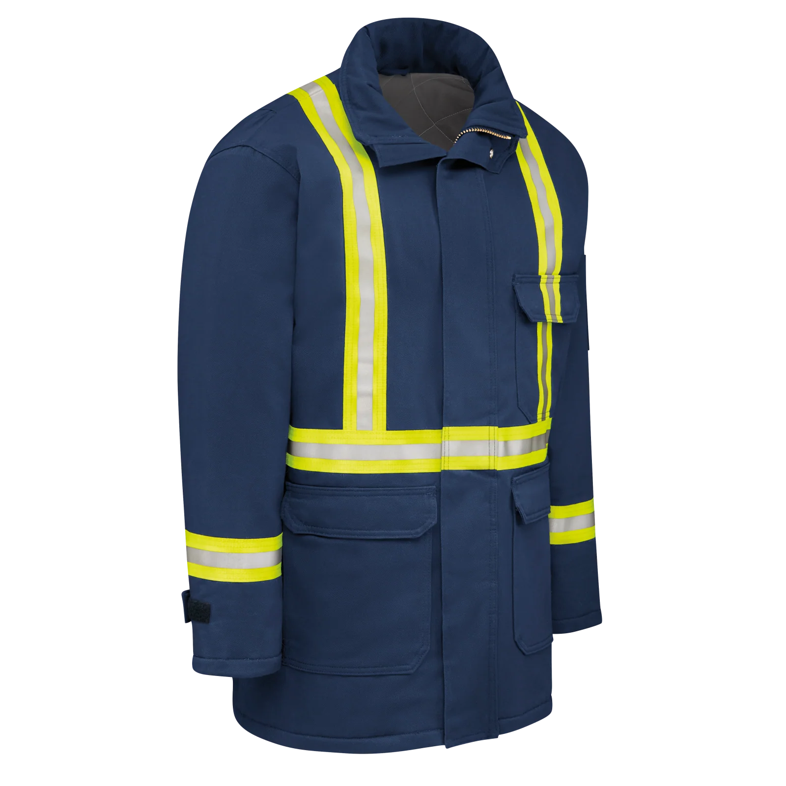 Bulwark Men's Heavyweight EXCEL FR® ComforTouch® Parka with CSA Compliant Reflective Striping - JLPC - Image 3