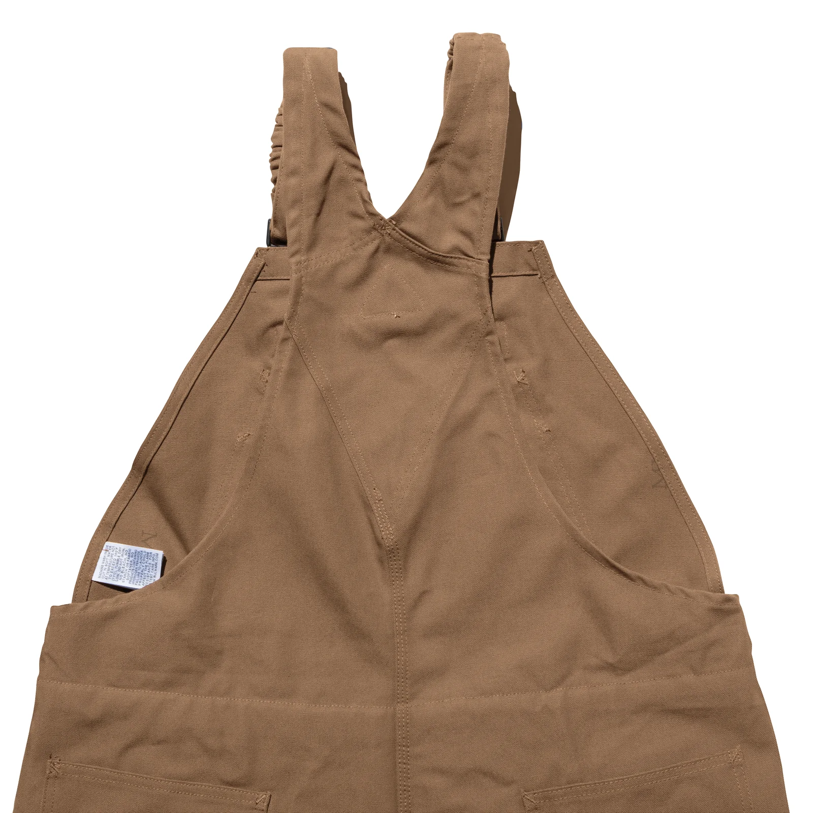 Bulwark Men's Heavyweight FR Insulated Brown Duck Bib Overall with Knee Zip - BLN6 - Image 5