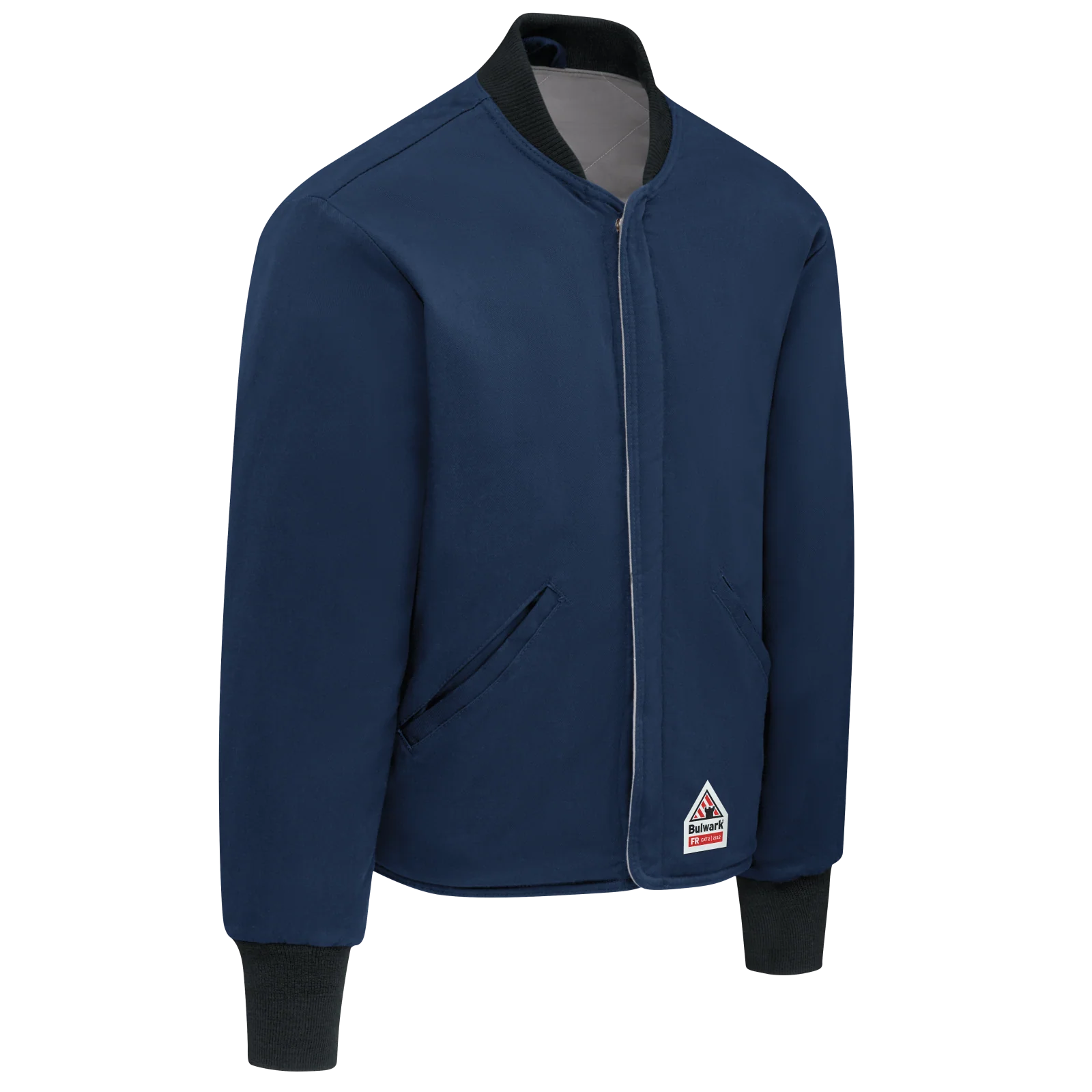 Bulwark Men's Lightweight FR Sleeved Jacket Liner - LLL8NV - Image 3