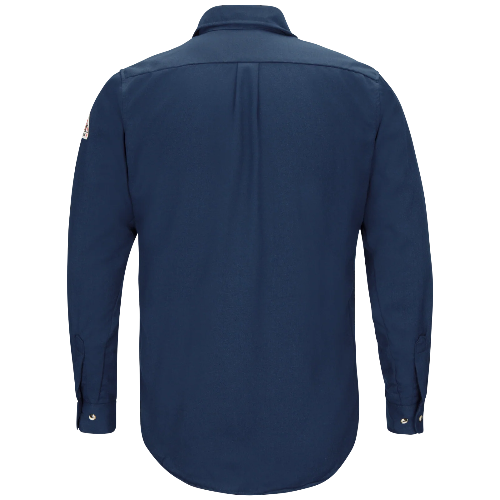 Bulwark Men's Lightweight FR Uniform Shirt-Navy, SMU4-NV - Image 2