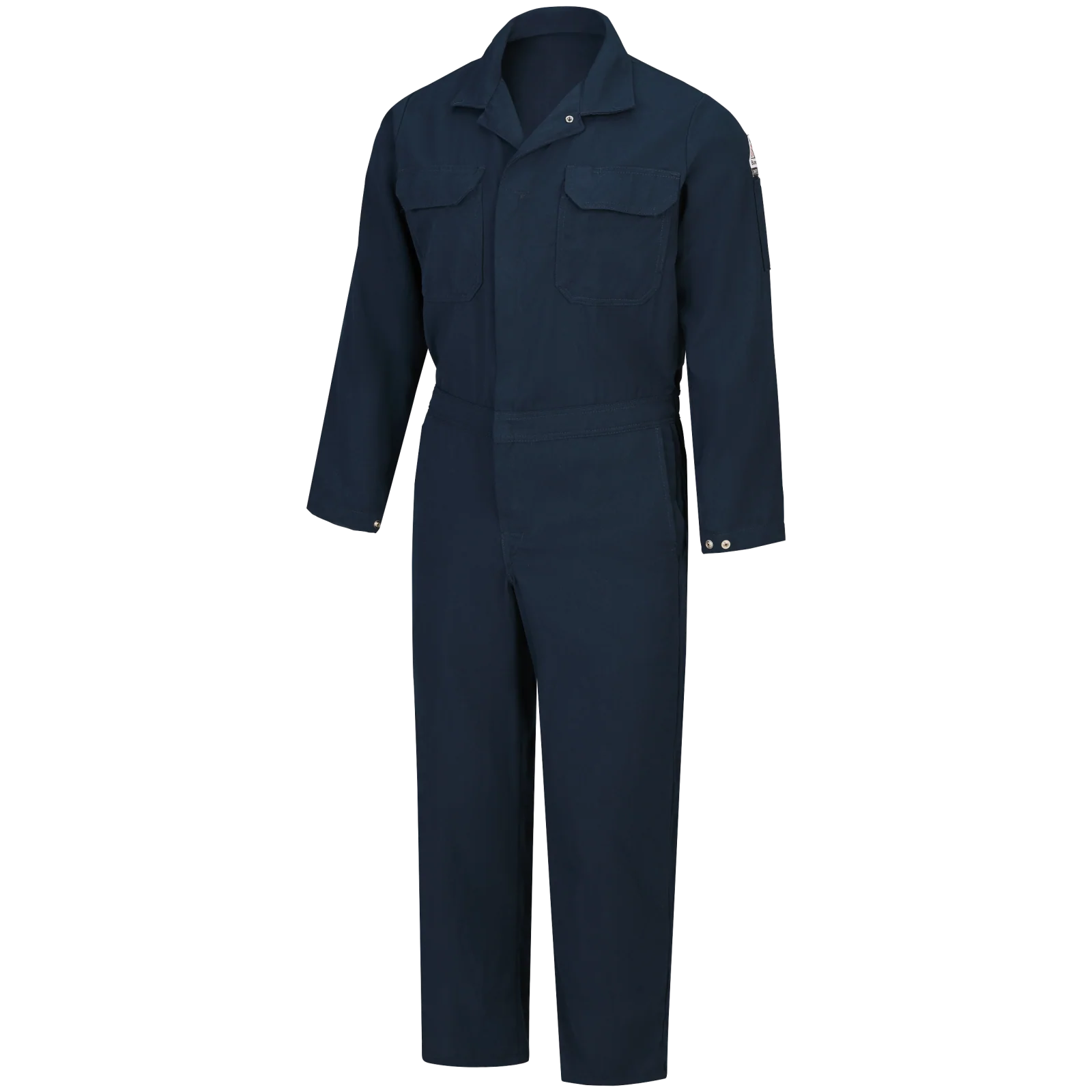Bulwark Men's Midweight CoolTouch® 2 FR Deluxe Coverall - Navy - Image 2