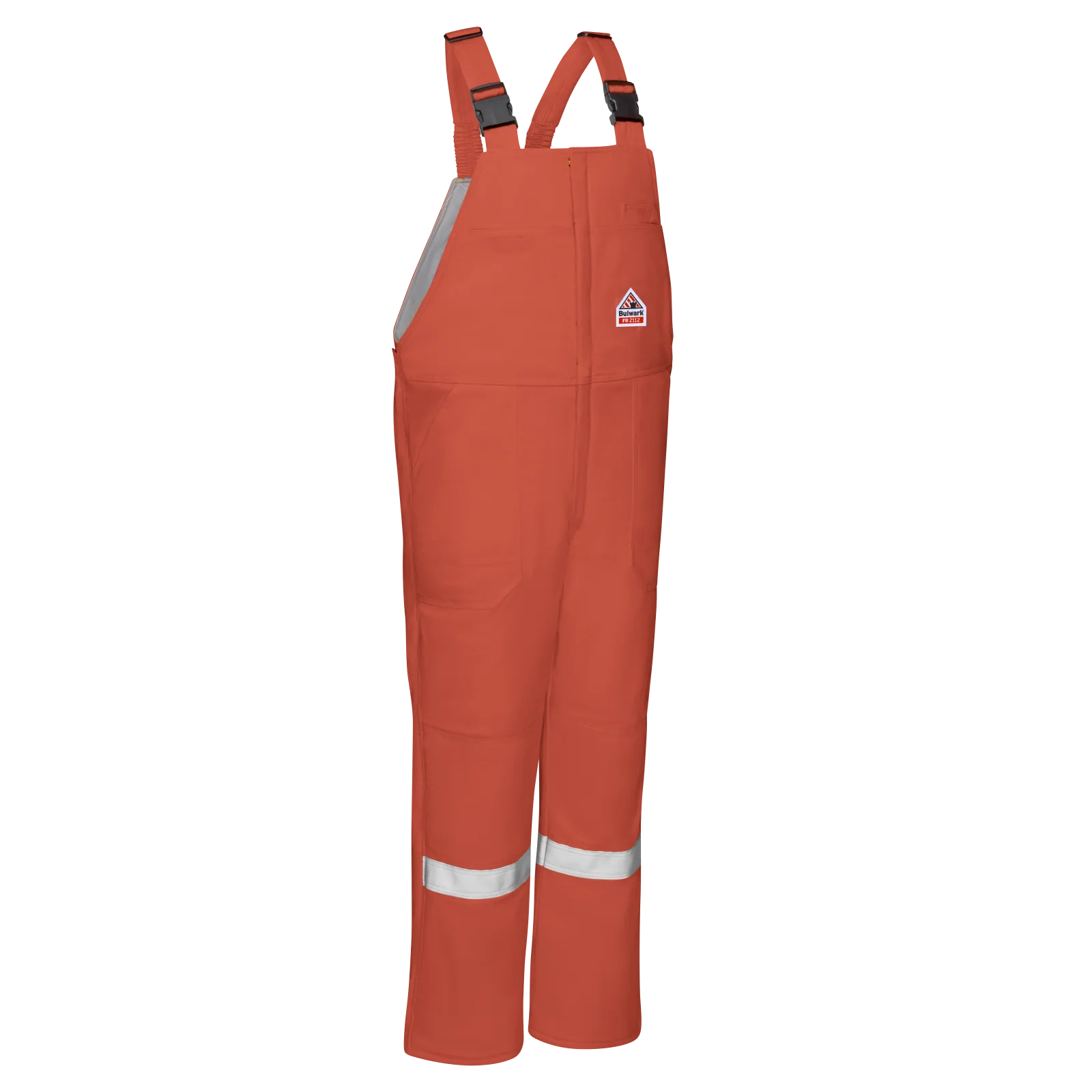 Bulwark Men's Midweight Excel FR® ComforTouch® Deluxe Insulated Bib Overall w/Reflective Trim - BLCS - Image 3