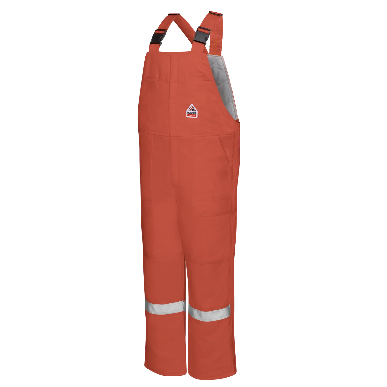 Bulwark Men's Midweight Excel FR® ComforTouch® Deluxe Insulated Bib Overall w/Reflective Trim - BLCS - Image 4