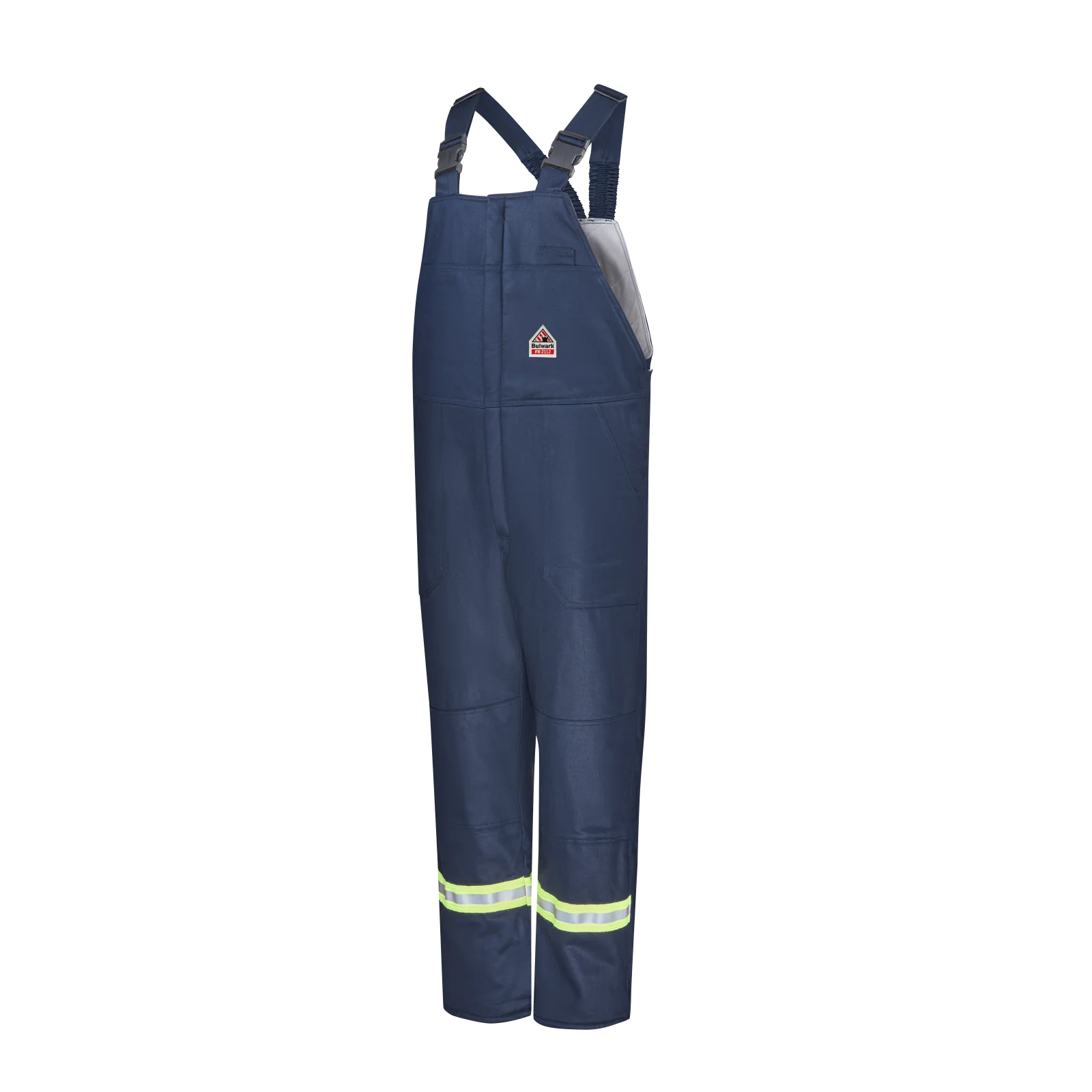 Bulwark Men's Midweight Excel FR Deluxe Insulated Bib Overall with Reflective Trim - BLCT - Image 4
