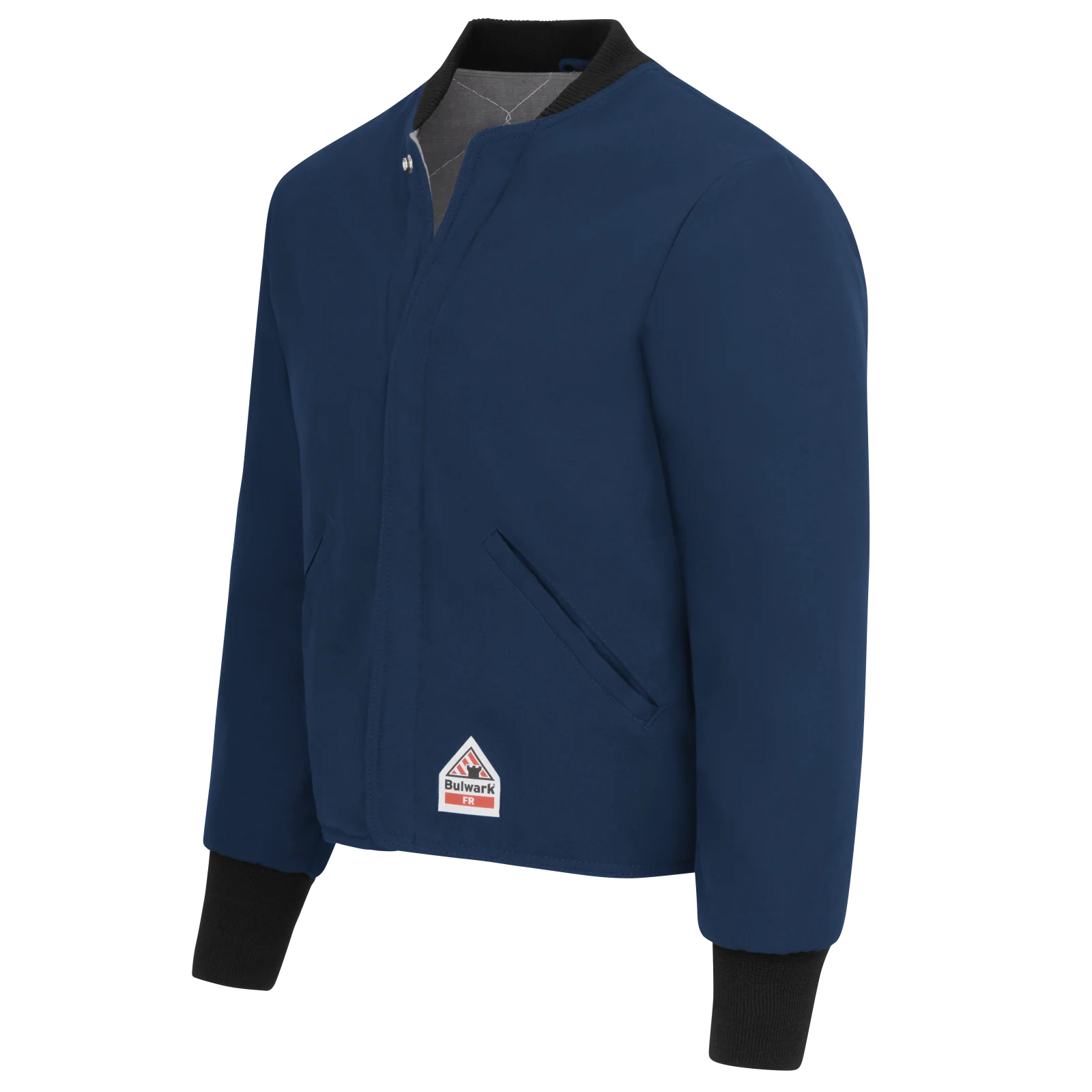 Bulwark Men's Midweight Nomex® FR Sleeved Jacked Liner - LNL8NV - Image 5