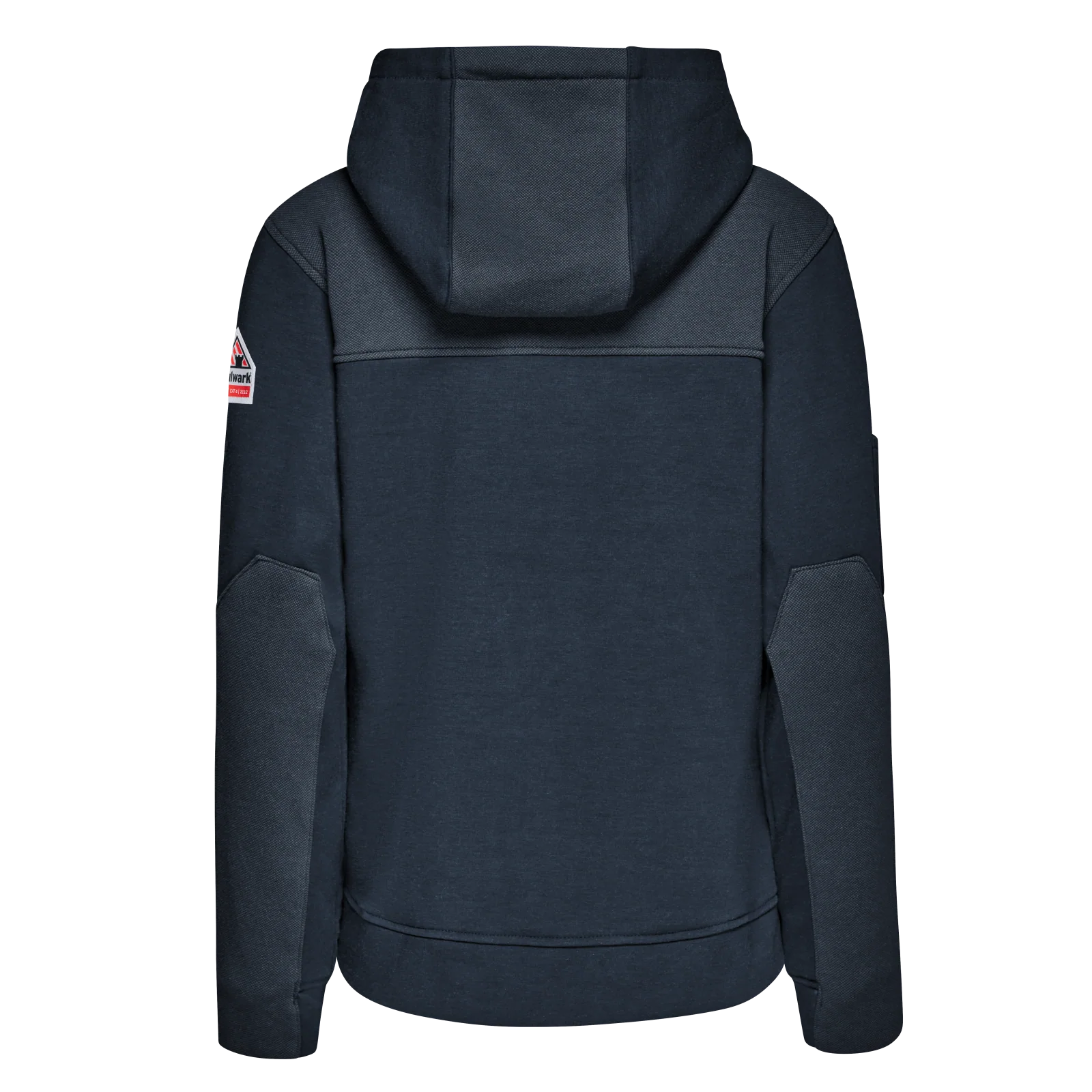 Bulwark Women’s FR Full Zip Hoodie with Face Mask-Navy - Image 2