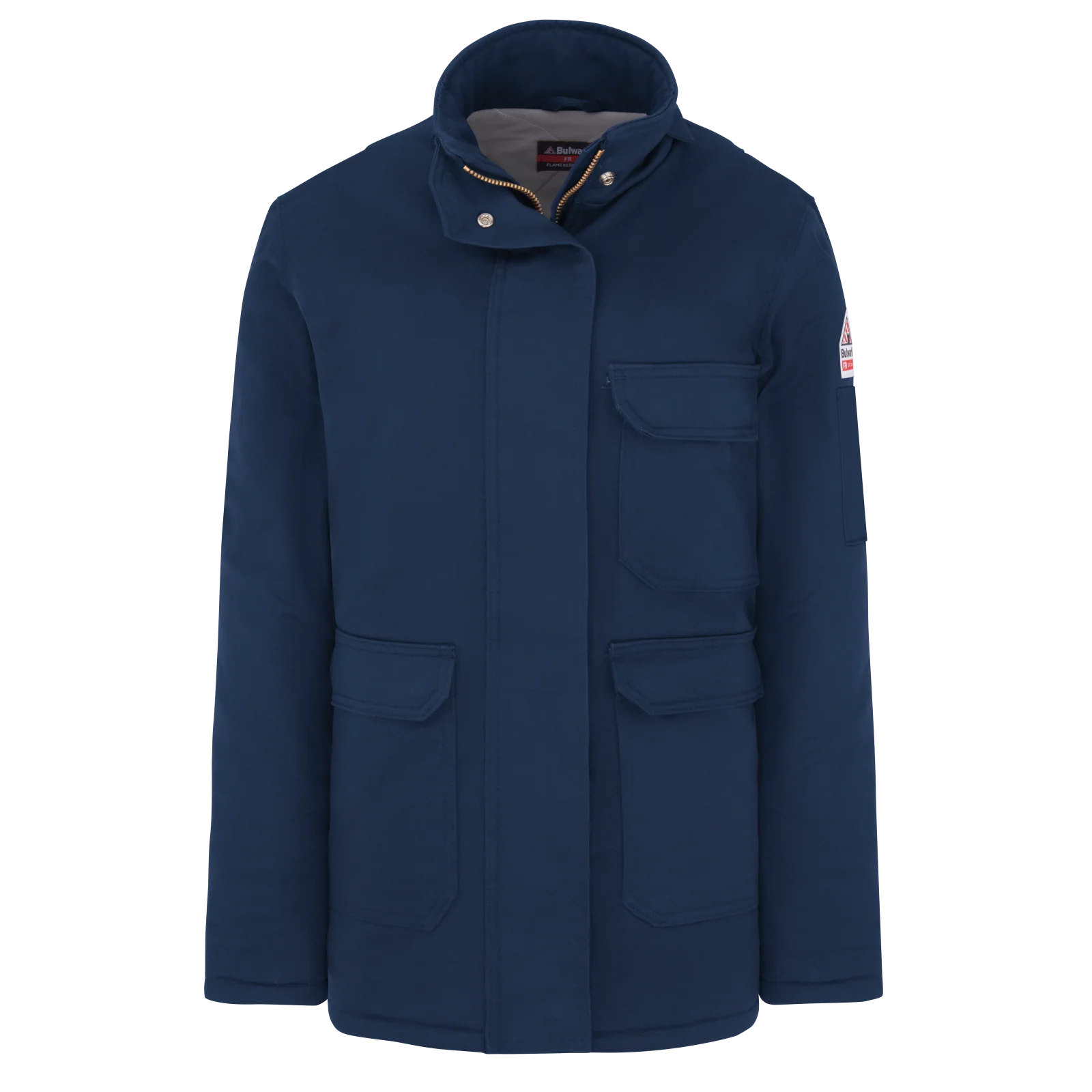 Bulwark  Women's Heavyweight Excel FR® ComforTouch® Insulated Deluxe Parka-Navy