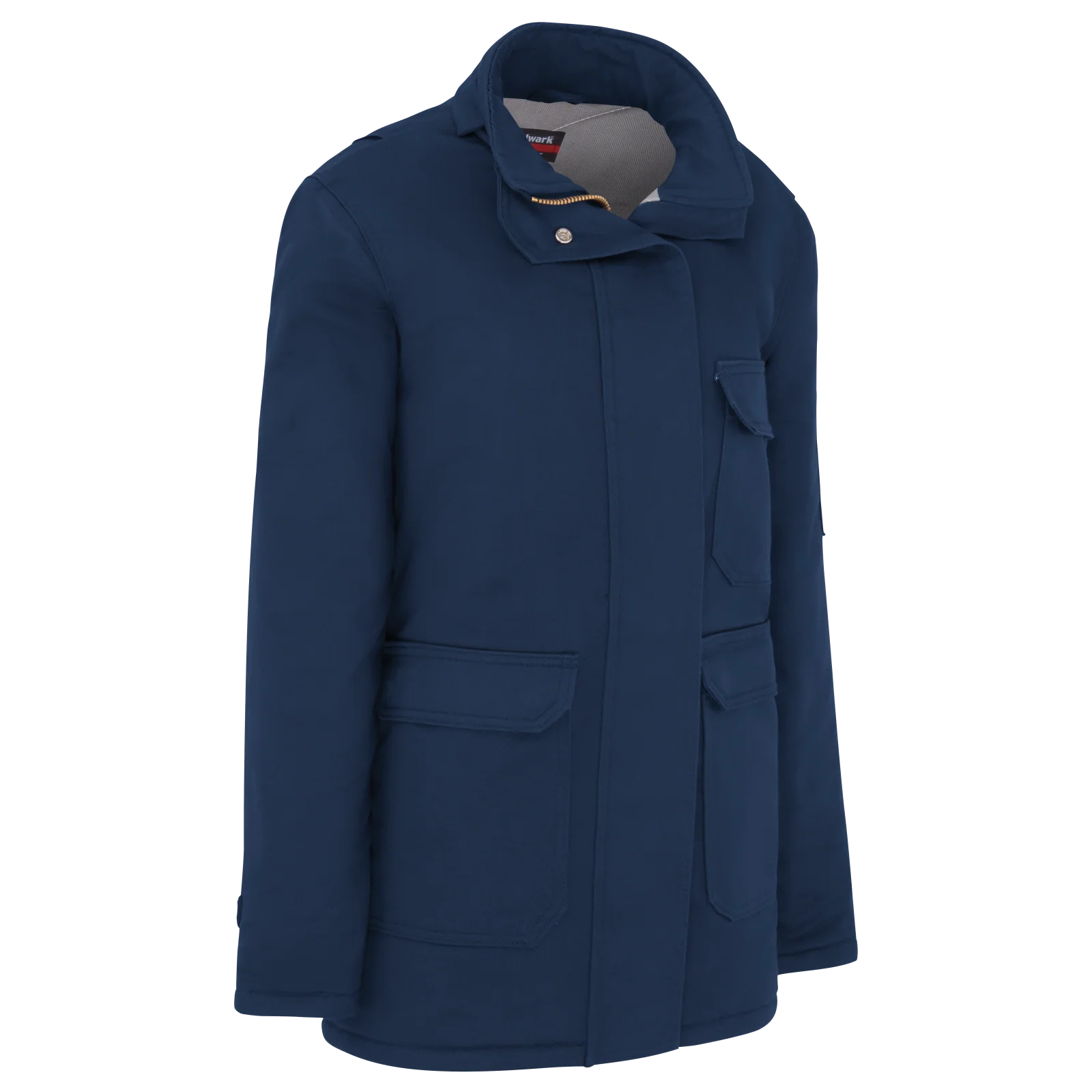 Bulwark  Women's Heavyweight Excel FR® ComforTouch® Insulated Deluxe Parka-Navy - Image 3