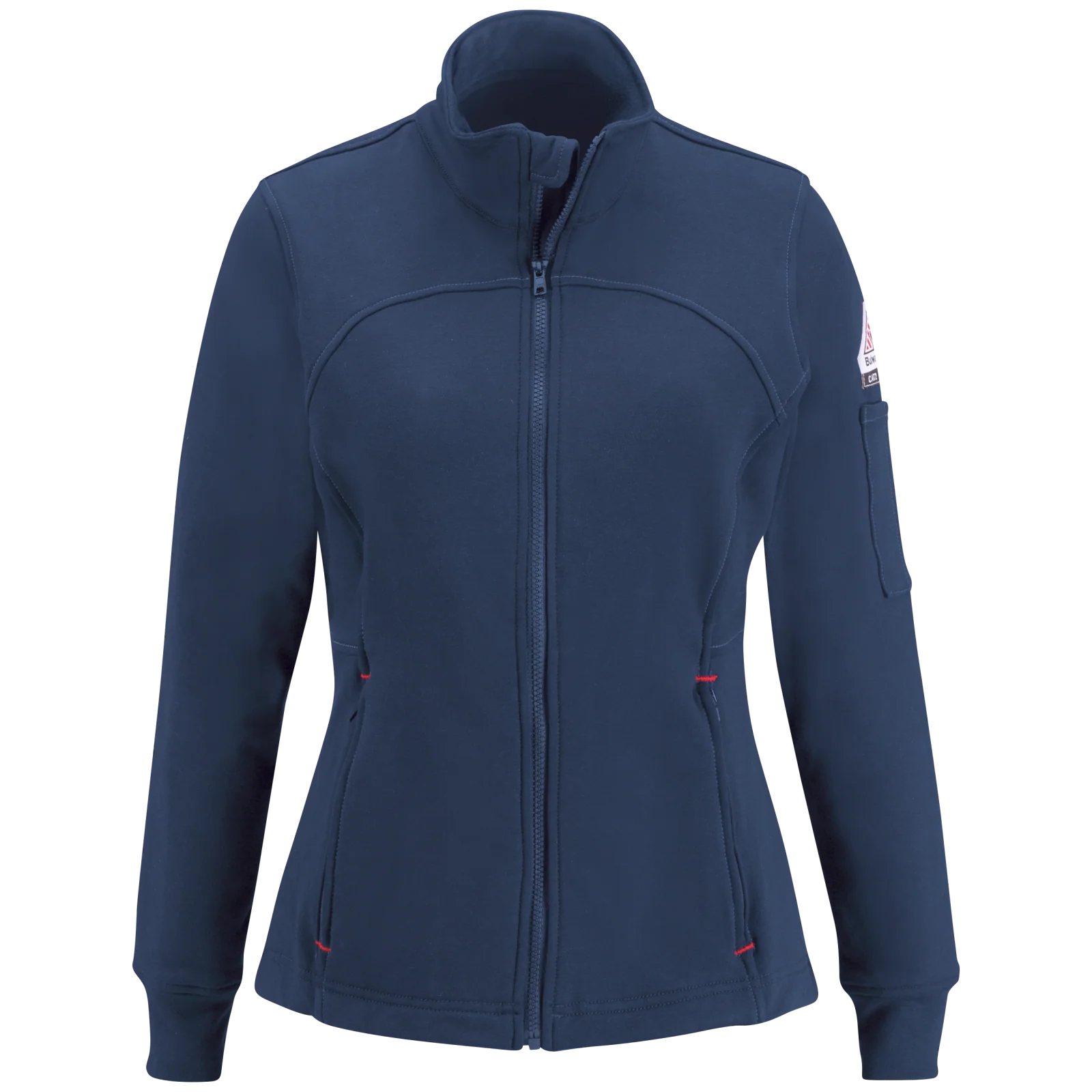 Bulwark Women's Zip Front Fleece Jacket-Cotton/Spandex Blend - SEZ3 - Image 3