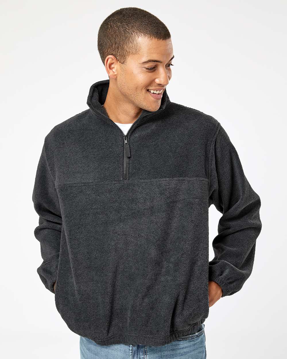 Burnside Polar Fleece Quarter-Zip Pullover - Image 4