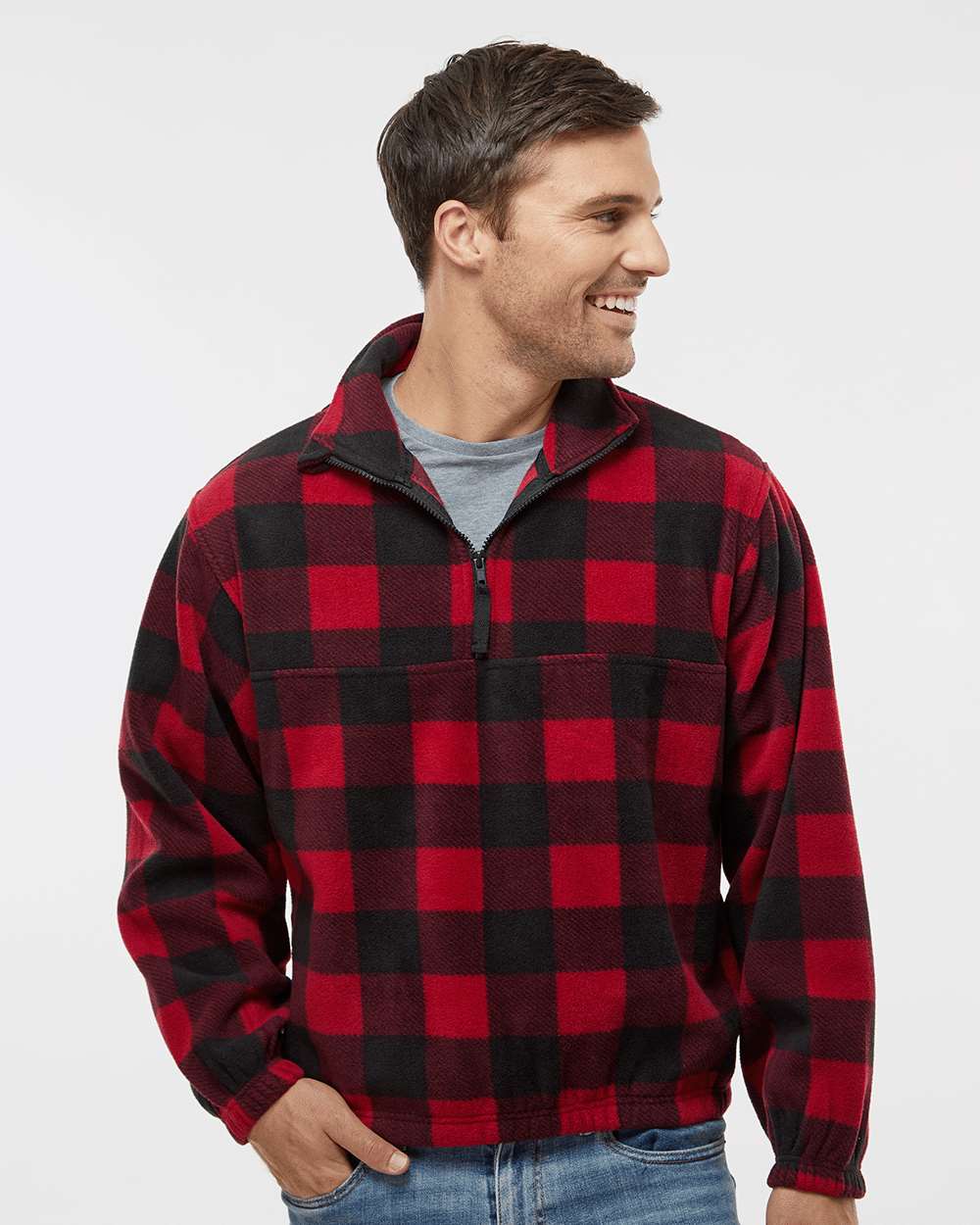 Burnside Polar Fleece Quarter-Zip Pullover - Image 7