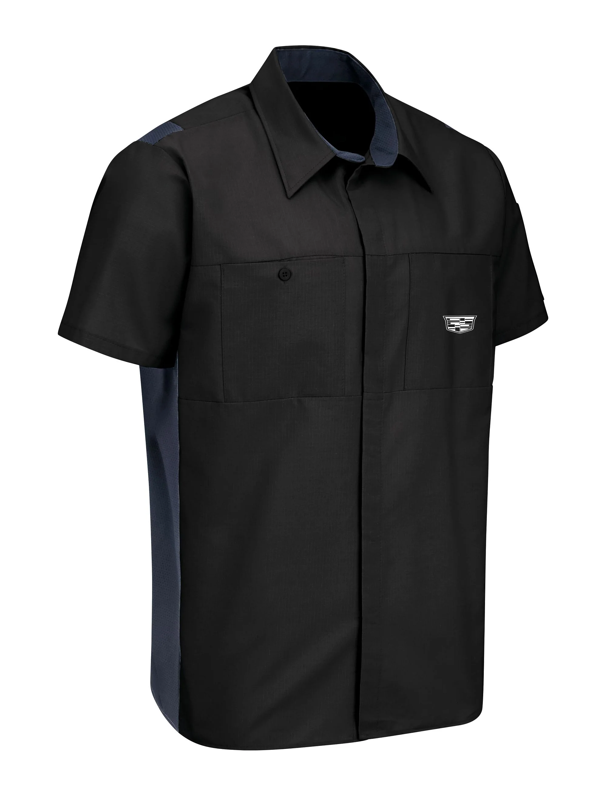 Cadillac Short Sleeve Technician Shirt - Black - SY22CD - Image 3