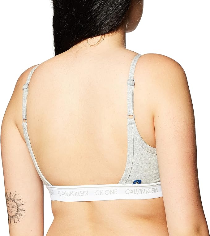 Calvin Klein Women’s CK One Cotton Unlined Bralette (Free Shipping) - Image 3
