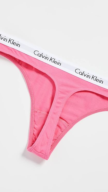Calvin Klein Women's Carousel Logo Cotton Thong Multipack Panty (Free Shipping) - Image 3