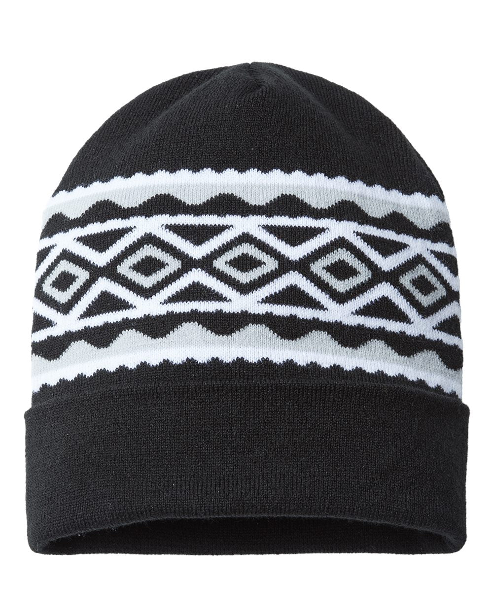CAP AMERICA - USA- Made Diamond Cuffed Beanie - RKD12 - Image 2