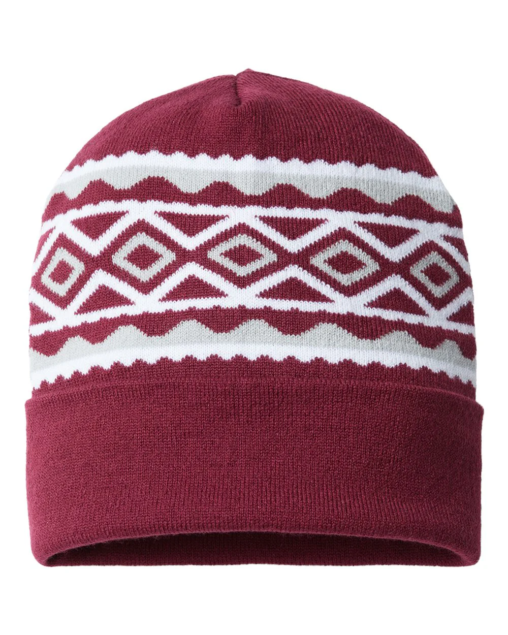 CAP AMERICA - USA- Made Diamond Cuffed Beanie - RKD12 - Image 6