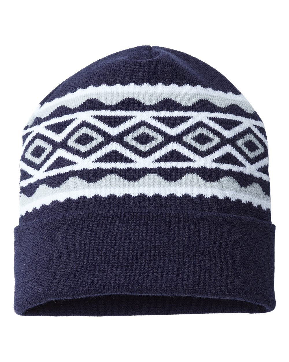 CAP AMERICA - USA- Made Diamond Cuffed Beanie - RKD12 - Image 9
