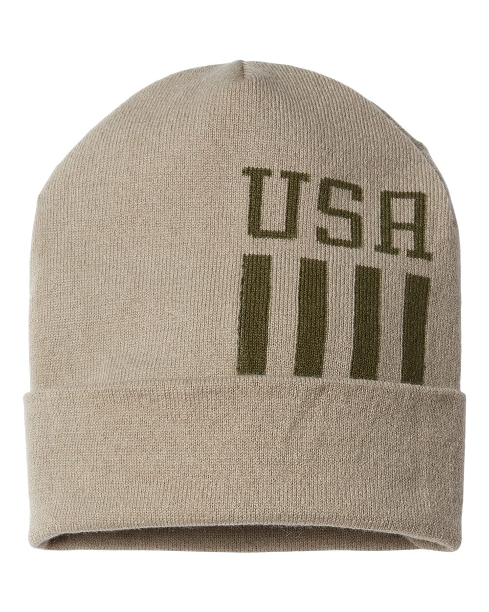 CAP AMERICA - USA-Made Patriotic Cuffed Beanie - RK12 - Image 3